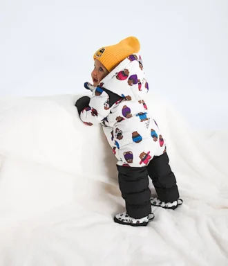 Baby 1996 Retro Nuptse One-Piece — nadruk