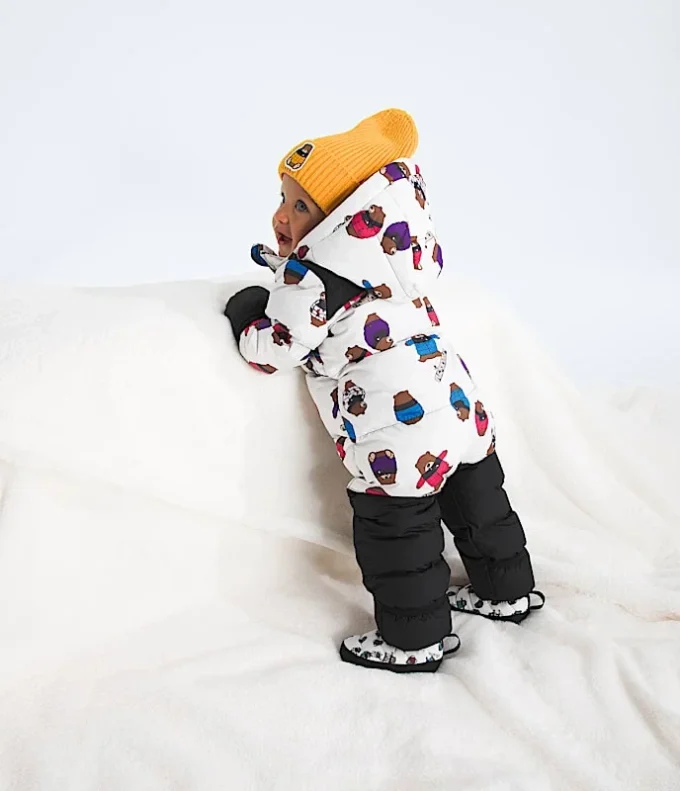 Baby 1996 Retro Nuptse One-Piece — nadruk
