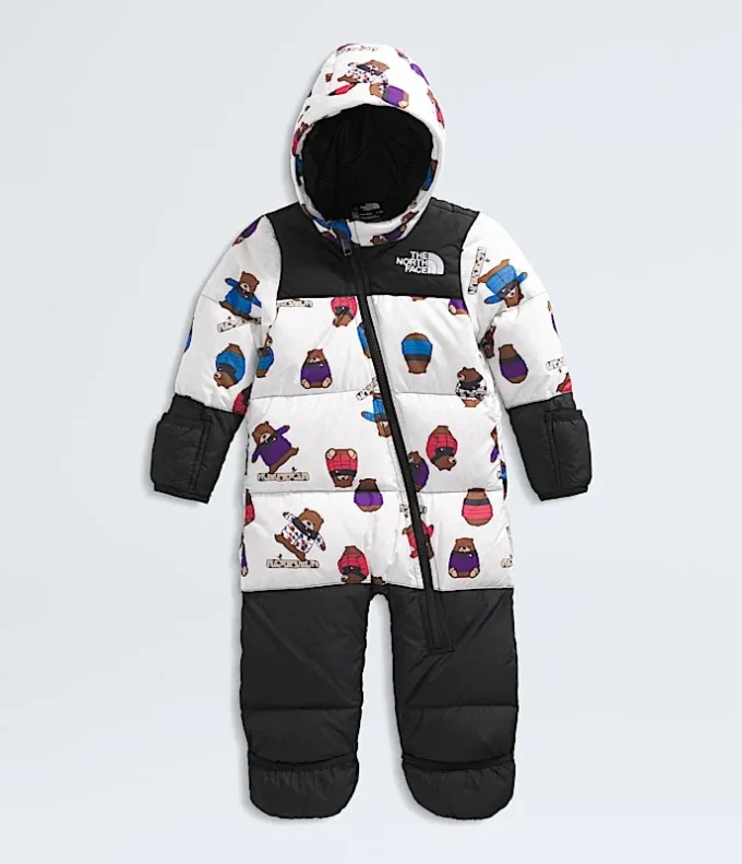 Baby 1996 Retro Nuptse One-Piece — nadruk