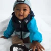 Bluza z kapturem Baby Glacier z zamkiem na całej długości