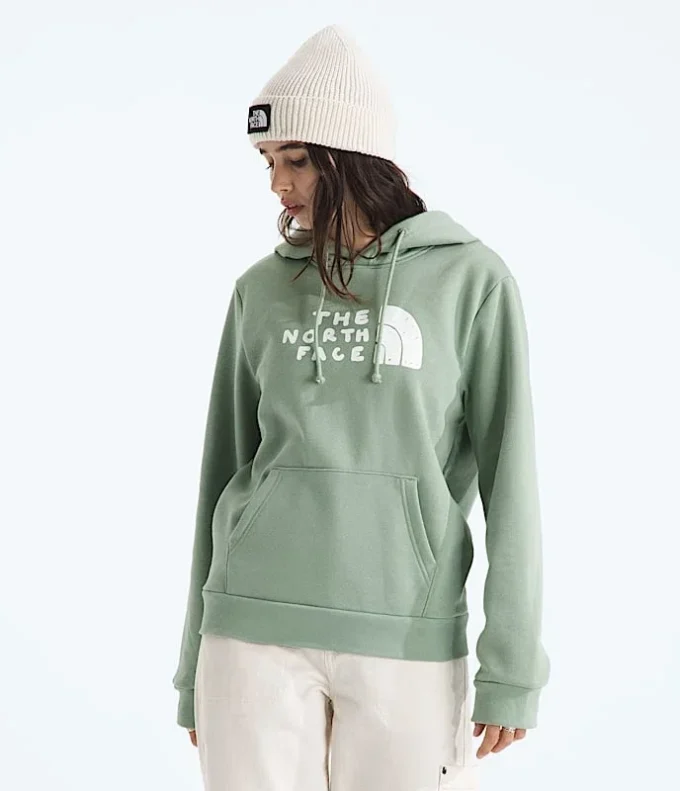 Damska bluza z kapturem Evolution Sketch Logo Half Dome — grafika