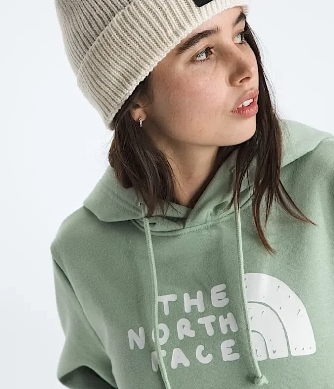 Damska bluza z kapturem Evolution Sketch Logo Half Dome — grafika