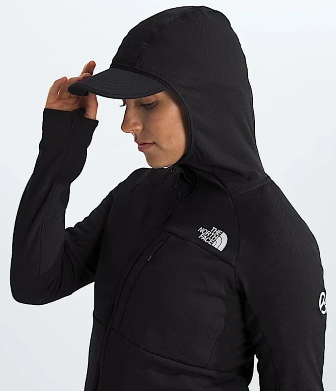 Damska bluza z kapturem FUTUREFLEECE™ z zamkiem na całej długości z serii Summit