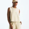 Damska koszulka bez rękawów Terry Relaxed Cropped Tank