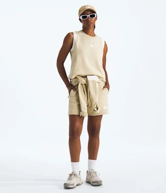 Damska koszulka bez rękawów Terry Relaxed Cropped Tank