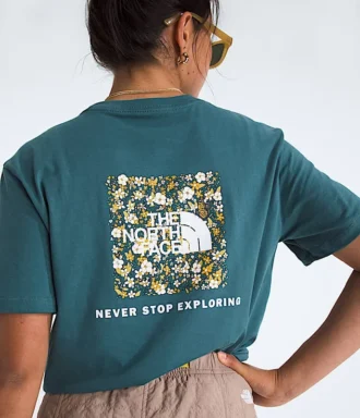 Damska koszulka z krótkim rękawem Evolution Floral Box NSE — grafika