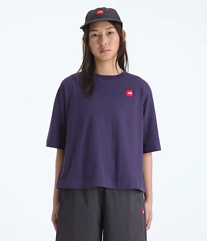 Damska koszulka z krótkim rękawem TNF™ Red Box Boxy Tee