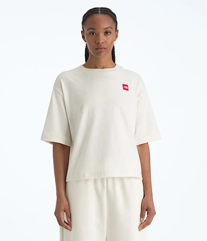 Damska koszulka z krótkim rękawem TNF™ Red Box Boxy Tee