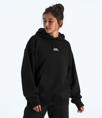 Damski oversize’owy sweter z kapturem Essential