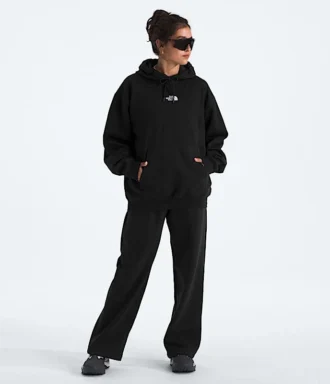 Damski oversize’owy sweter z kapturem Essential