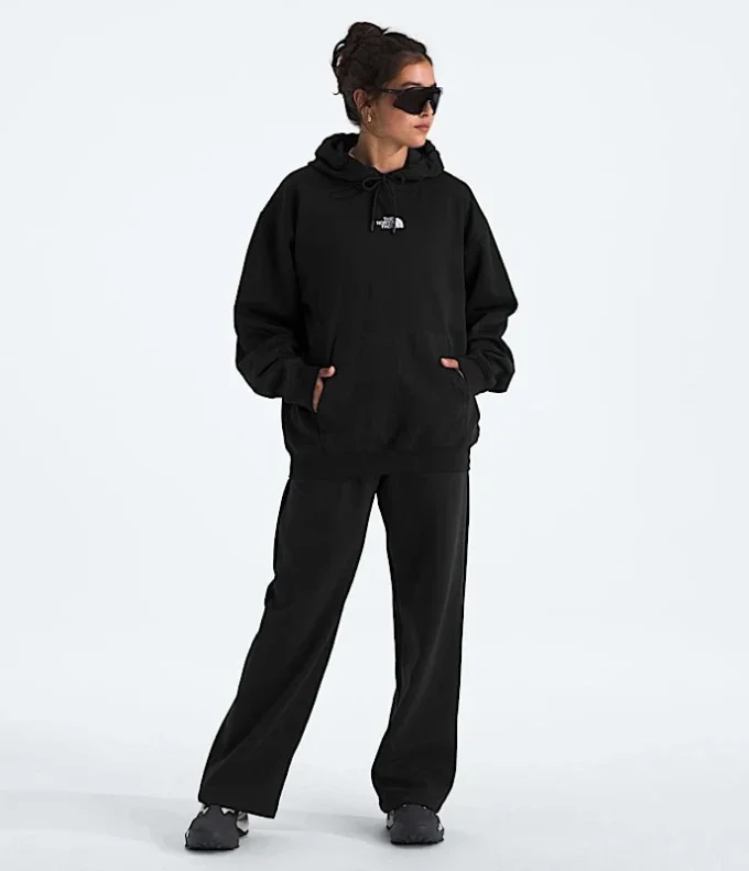 Damski oversize’owy sweter z kapturem Essential