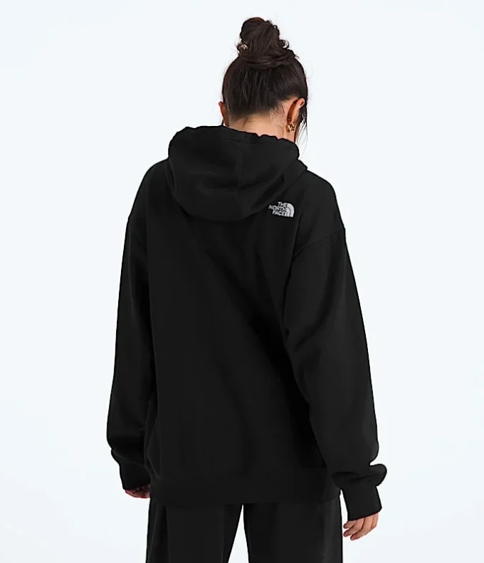 Damski oversize’owy sweter z kapturem Essential