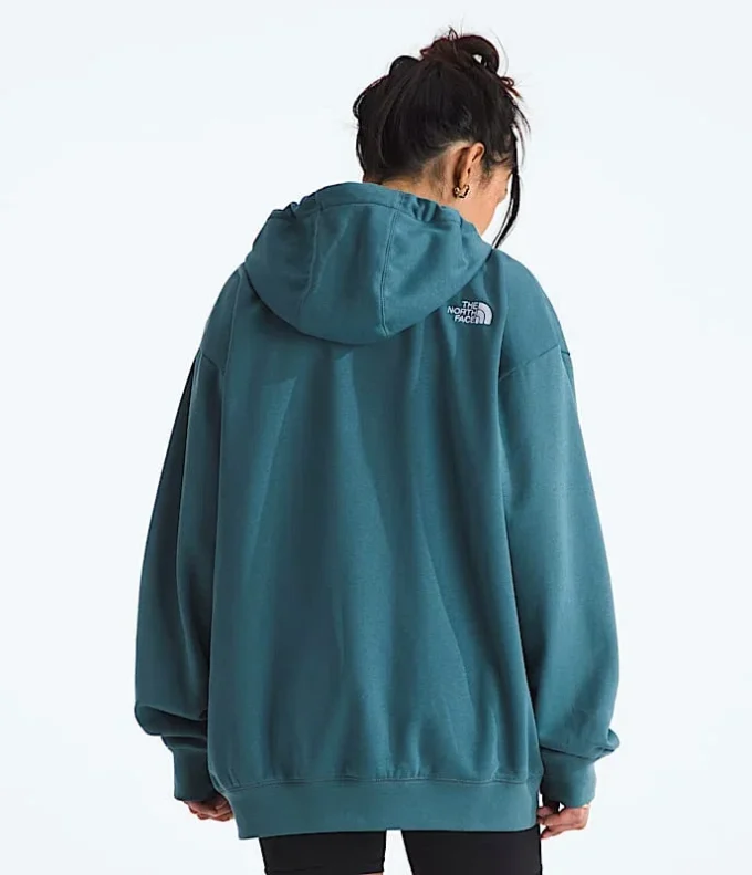 Damski oversize’owy sweter z kapturem Essential