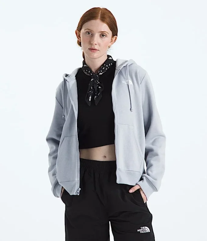 Damski sweter z kapturem Evolution Simple Dome Regular Full-Zip