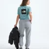 Damski T-shirt Evolution Box NSE z krótkim rękawem i luźnym krojem