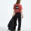 Damski T-shirt Evolution Box NSE z krótkim rękawem i luźnym krojem