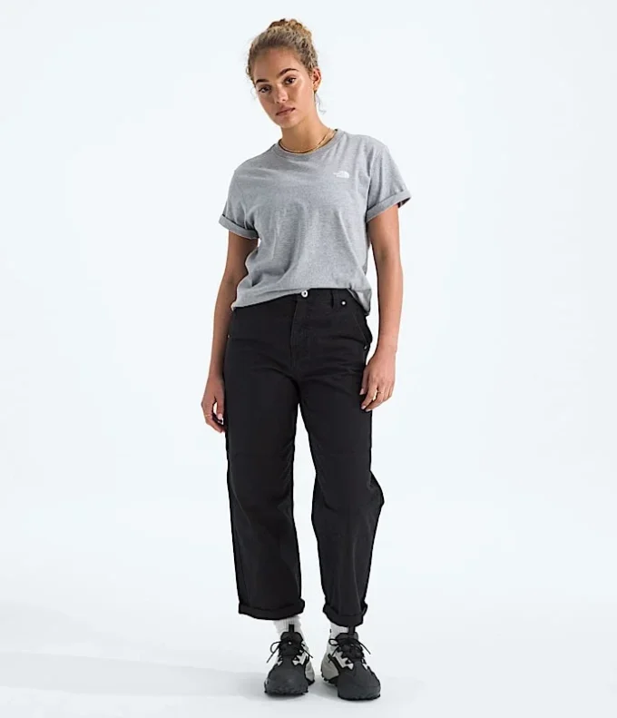 Damski T-shirt Evolution Box NSE z krótkim rękawem i luźnym krojem