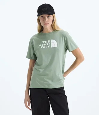 Damski T-shirt z krótkim rękawem Evolution Sketch Logo Half Dome — grafika