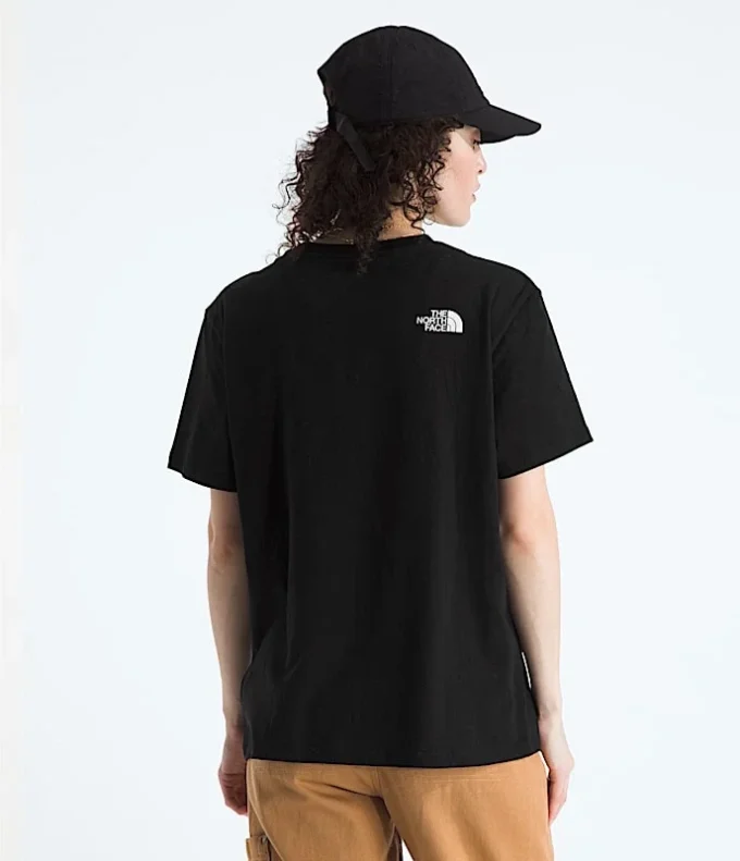 Damski T-shirt z krótkim rękawem Evolution Sketch Logo Half Dome — grafika