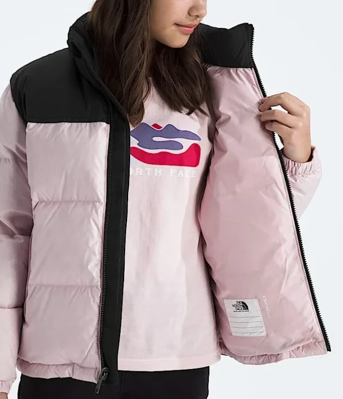 Kurtka 1996 Retro Nuptse dla chłopców i dziewcząt