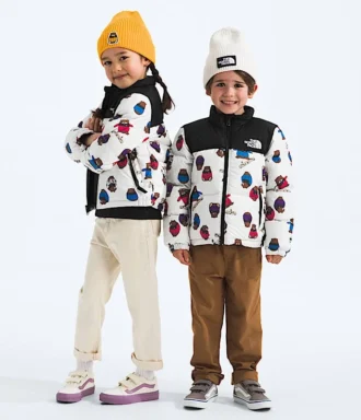Kurtka dziecięca 1996 Retro Nuptse — nadruk