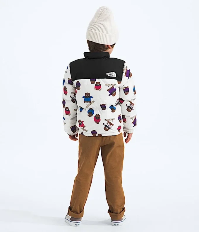 Kurtka dziecięca 1996 Retro Nuptse — nadruk
