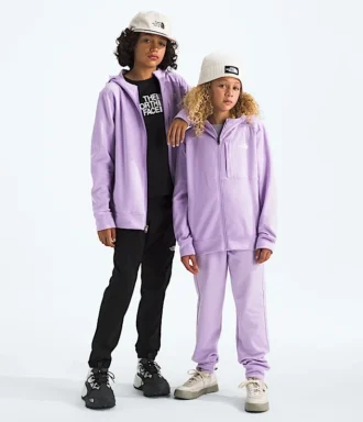 Kurtka z kapturem i zamkiem błyskawicznym TNF™ Performance Fleece dla chłopców i dziewcząt