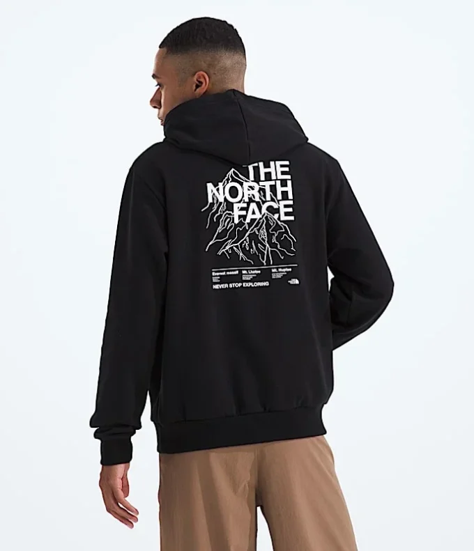 Męska bluza z kapturem Evolution Half Dome — grafika