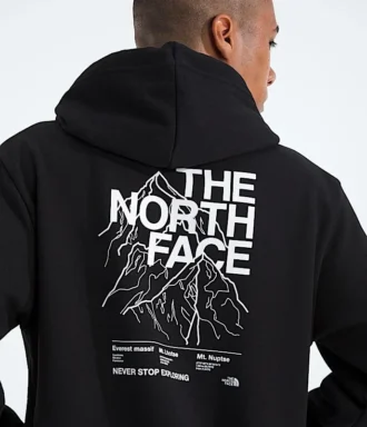 Męska bluza z kapturem Evolution Half Dome — grafika