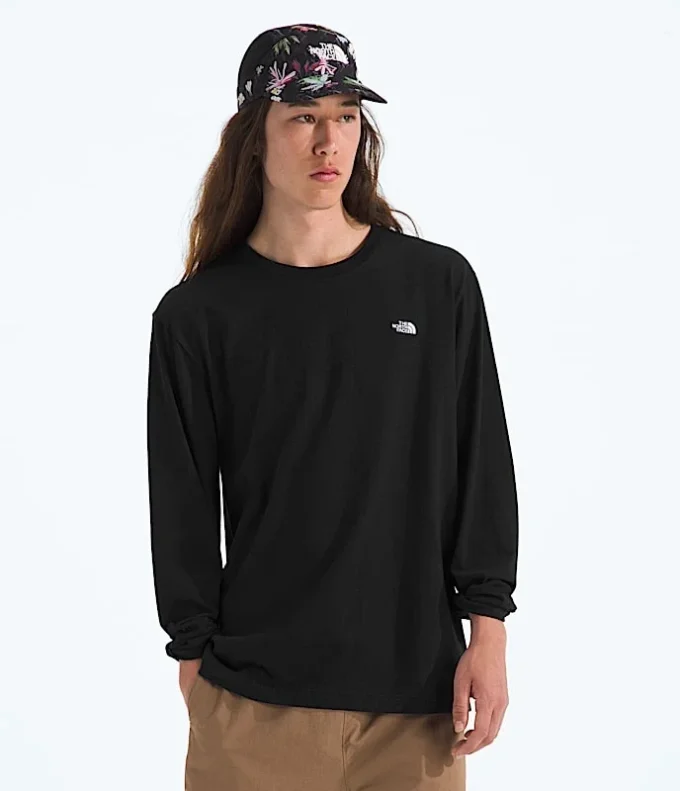 Męska koszulka z długim rękawem TNF™ Essential Simple Dome Relaxed