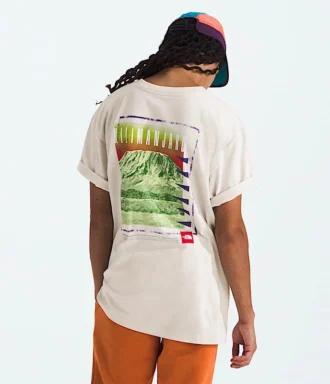 Męska koszulka z krótkim rękawem TNF Red Box Kilimanjaro Heavyweight Tee