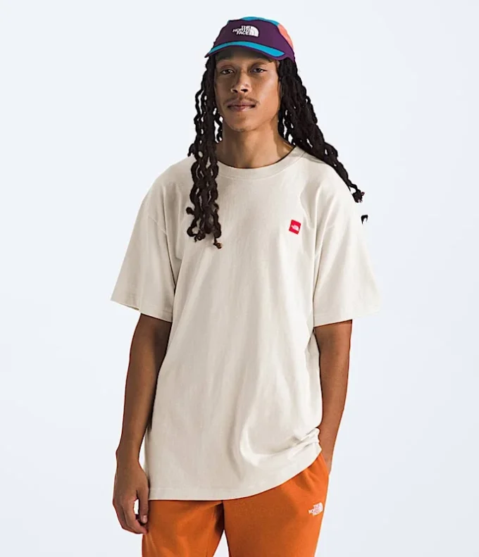 Męska koszulka z krótkim rękawem TNF Red Box Kilimanjaro Heavyweight Tee