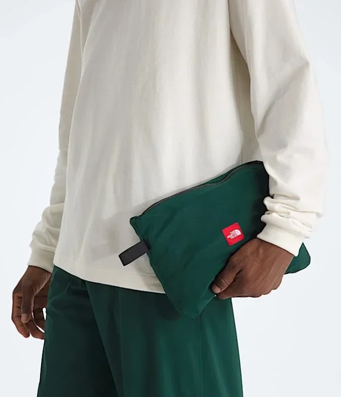 Męska kurtka wiatrówka z kapturem TNF™ Red Box Packable