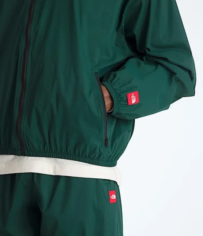 Męska kurtka wiatrówka z kapturem TNF™ Red Box Packable