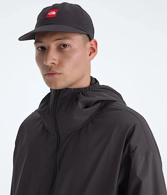 Męska kurtka wiatrówka z kapturem TNF™ Red Box Packable