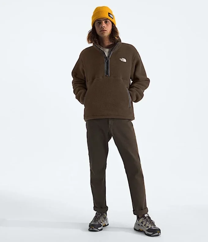 Męski sweter TNF™ Fleeski z zamkiem 1/4