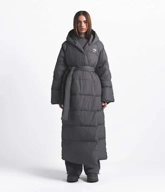 The North Face X SKIMS Damski płaszcz Nuptse Wrap Parka