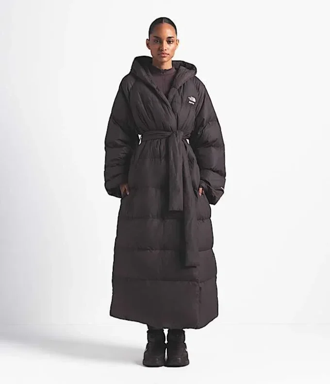 The North Face X SKIMS Damski płaszcz Nuptse Wrap Parka