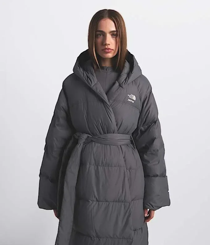 The North Face X SKIMS Damski płaszcz Nuptse Wrap Parka