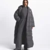 The North Face X SKIMS Damski płaszcz Nuptse Wrap Parka