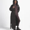 The North Face X SKIMS Damski płaszcz Nuptse Wrap Parka